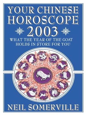 cover image of Your Chinese Horoscope 2003